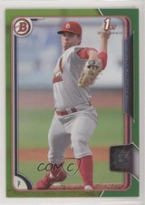 2015 Bowman Draft Green 58/99 Ryan Helsley #189 0t2