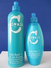 Tigi Catwalk Curls Rock Shampoo 12 oz  Conditioner 8.5 oz