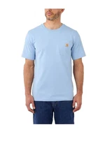 Men's Carhartt K87 Pocket Tee, Style:K87-H74, Color Alpine Blue, Size 3XL