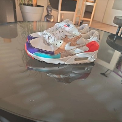 Nike Air Max 90 Safari Sneaker Gr. 37,5 bunt Leopard