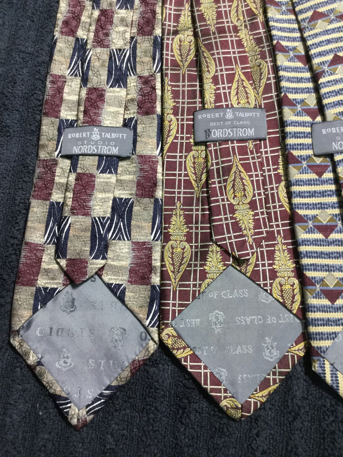 Robert Talbott Studio Nordstrom Abstract Hand Sew… - image 3