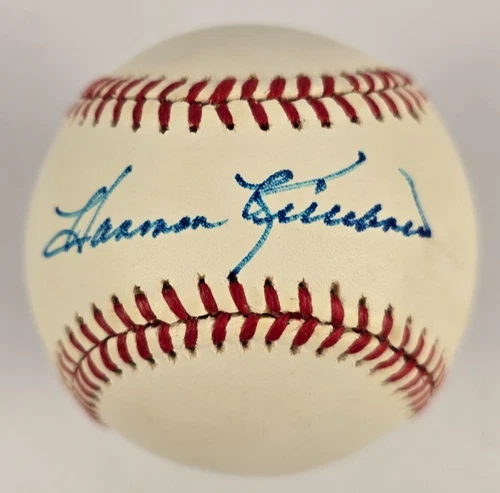 Harmon Killebrew Signed Rawlings OAL Baseball Twins HOFer PSA/DNA Cert