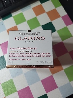 Clarins Extra-Firming Energy Glow+ Plus Complex Day Cream 50mL 1.7oz Authentic