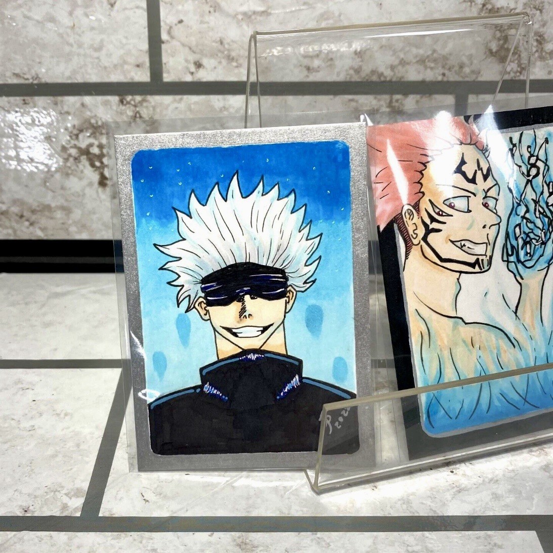 Jujutsu Kaisen 'Sukuna' and 'Satoru Gojo' Art Cards C.A.S.T. Studios