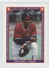 1995 Scranton/Wilkes-Barre Red Barons Team Issue Dave Cash 0q3