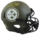 Steelers Hines Ward Signed Salute To Service Full Size Speed Rep Helmet BAS Wit