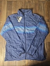 Palace - Crinkle Run Packer Jacket - Blue Striped - Mens XL -Lightweight FullZip