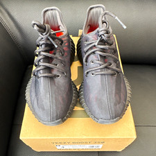 adidas Yeezy Boost 350 V2 Unisex Kids Low Top Textile Sneakers Gray US 4