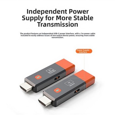 Wireless Transmitter Receiver Set 1080P HD Video Audio Streaming 5,8GHz Band