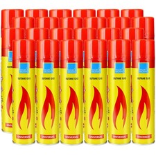 24 x 300ml Universal Gas Lighter Refill Gas Fuel Butane Bottles