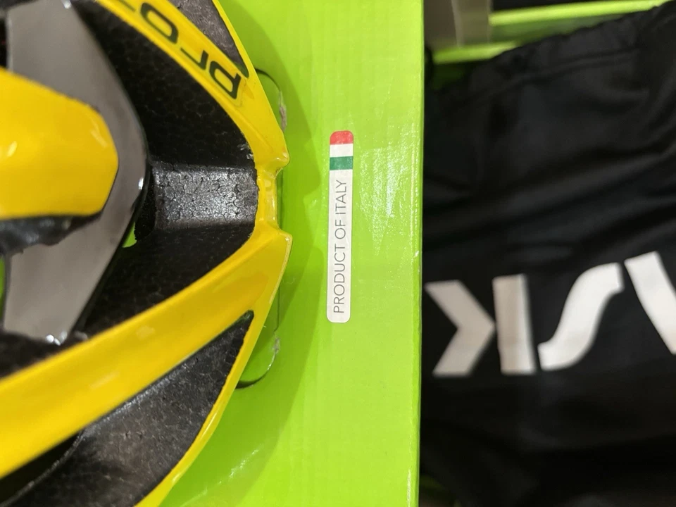  SIDI Wire Carbon Road Cycling Shoes Bike Shoes Yellow Fluo/Black Size 39-46 EUR - Image 2 of 4