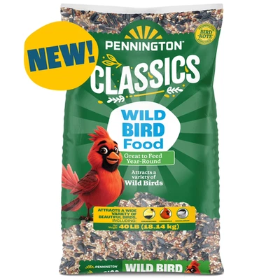 UN BRAND Classic Wild Bird Feed and Seed, 40 Lb. Bag, 1 Pack