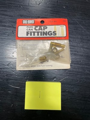 VINTAGE R/C  DU-BRO FUEL CAN CAP FITTINGS  #192