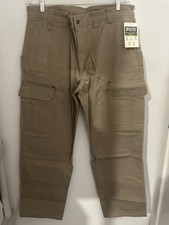 Duluth Trading Flex Fire Hose Relaxed Fit Cargo Work Pants Men's 38 x 32 NWT