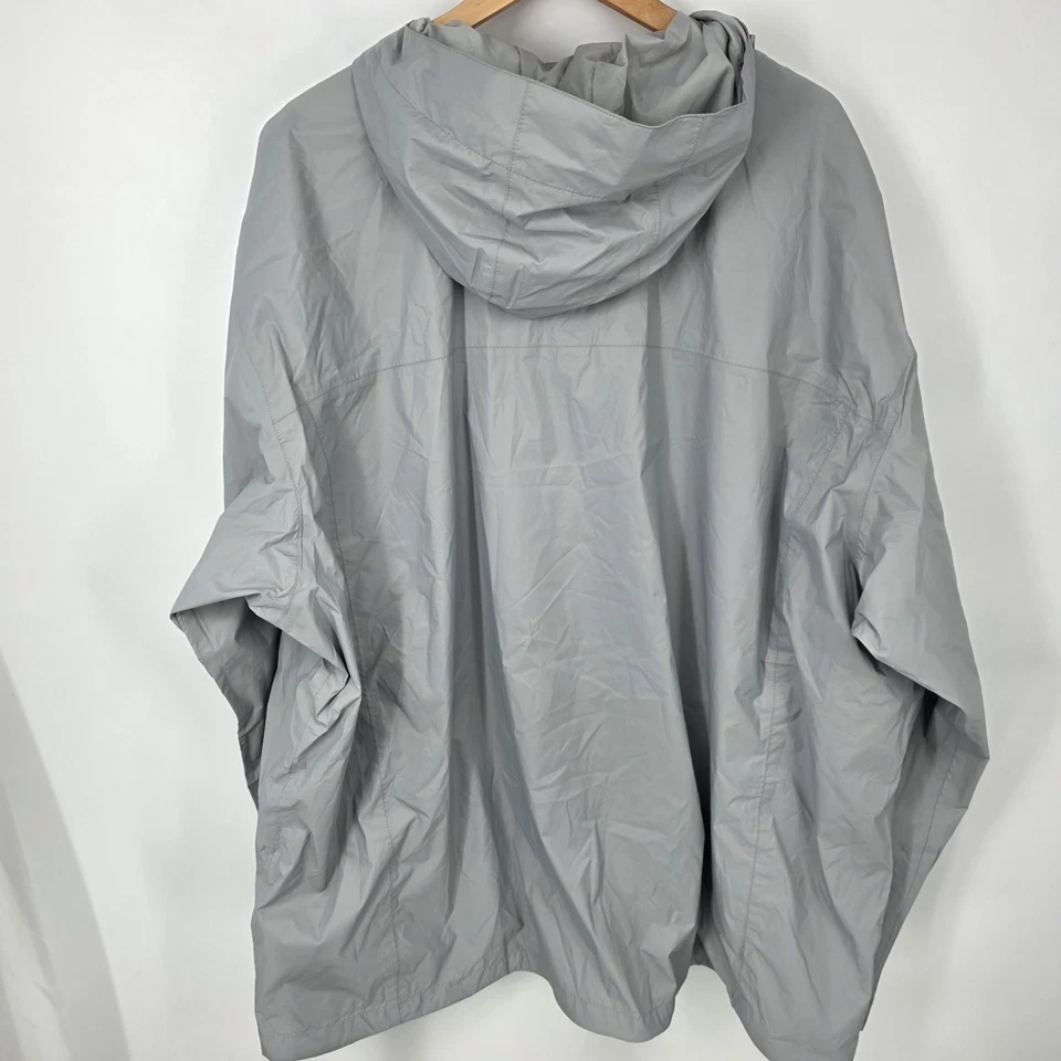 Columbia Mens Watertight II Jacket Gray Waterproof Rain Windbreaker Coat 4XLT - Image 3 of 4