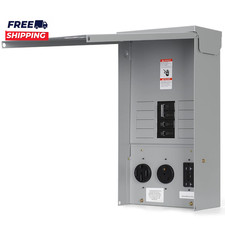 Electrical Panel RV Electrical Outlet Panel with Breaker Prewired Circuit 20 30