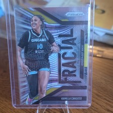 Panini 2025 Prizm WNBA Kamilla Cardoso Factual Fractal Insert Chicago Sky #10