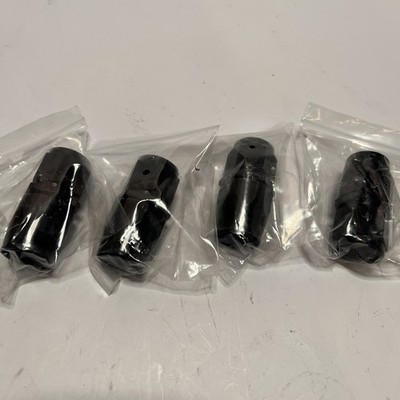 4 Pcs 10AN Straight Swivel Hose End Fitting For CPE Oil Fuel Line Aluminum Black
