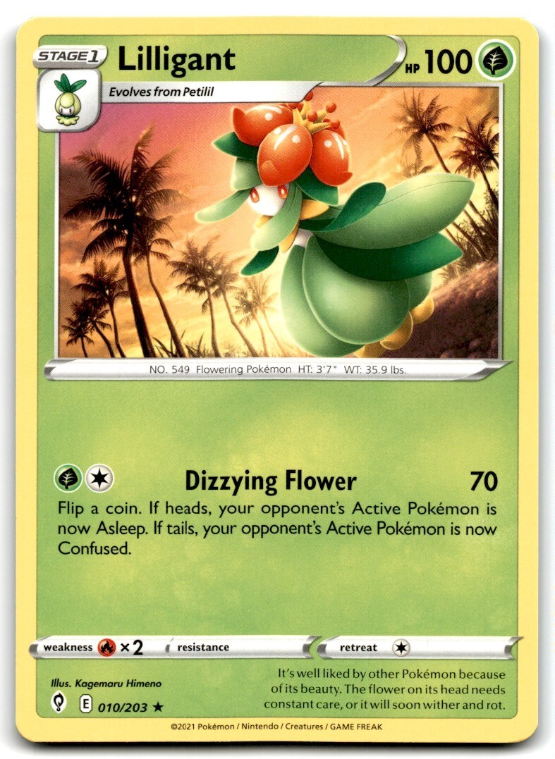 2021 Sword & Shield - Evolving Skies Lilligant 1 Stage 1/Rare #10