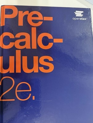 Precalculus 2e by Jay Abramson (2021, eBook)