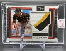 2022 Panini Three and Two Roansy Contreras Rookie Jersey Patch /60 RJ-RC Pirates