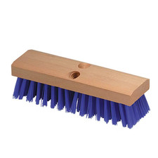 10 In. Stiff Polypropylene Deck Scrub Brush (12-Case)