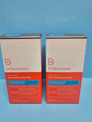 #ad #ad 2 boxes Dr. Dennis Gross Ultra Gentle Alpha Beta peel pads 30 pads in each box $75.00