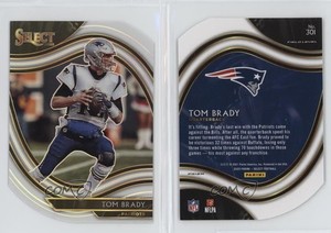 2020 Panini Select Field Level White Prizm Die-Cut Tom Brady #301