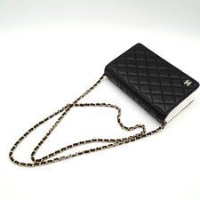 CHANEL Dear Diary Book Wallet on Chain WOC Black Lambskin 22B w/ Zeko's COA