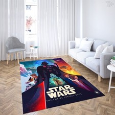 Empire Strikes Back Legacy Rug - Stylized Galactic Villain & Hero Floor Art