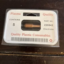Plasma Consumables Electrodes All Processes 5 Pack 220842 Brand New Sealed