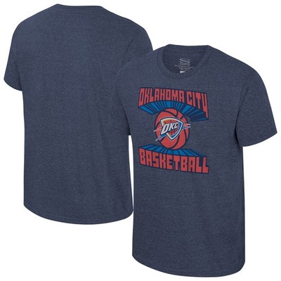 Unisex-Stadium Essentials  Navy Oklahoma City Thunder Club Time Tri-Blend