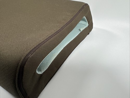Vintage Belkin Cush-top Laptop Notebook Lap Cushion Brown and Blue 16x12" - Picture 3 of 6