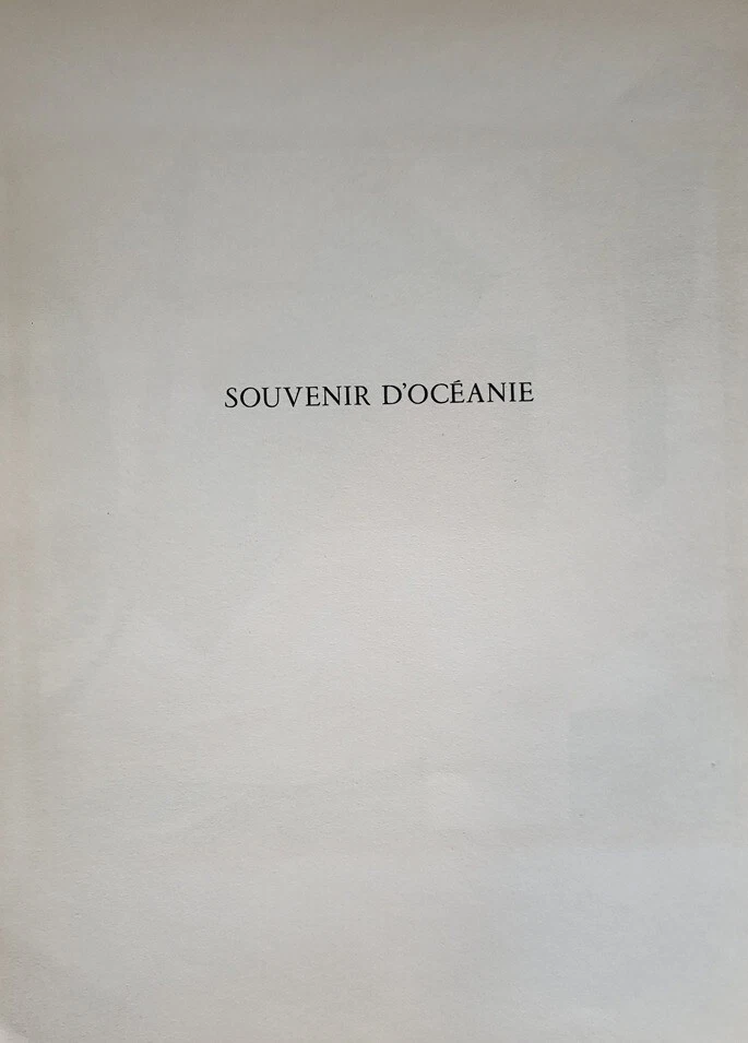 Litografía Original Henri Matisse "Souvenir D'oceanie" Edición Limitada.  Mourlot 1958 Foto 4 de 4