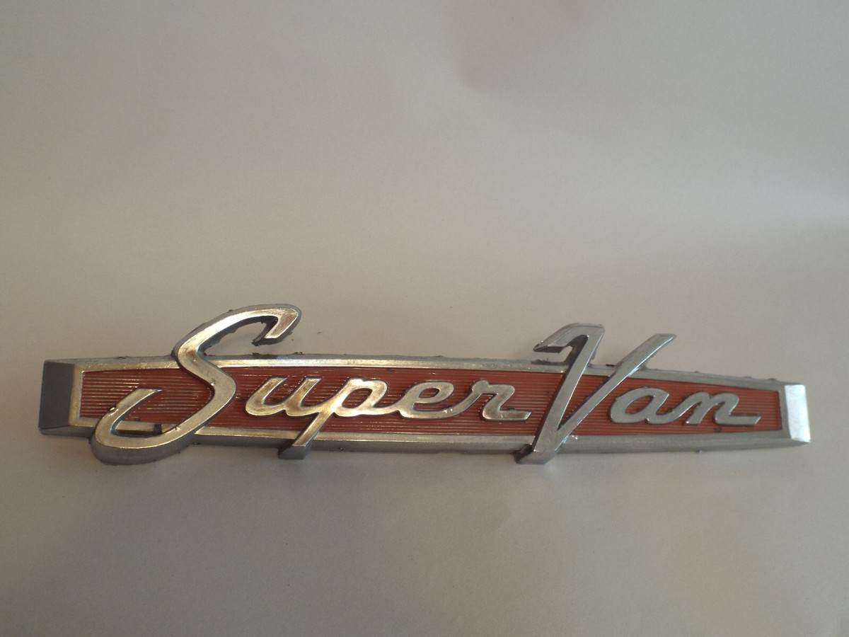 Super Van Emblem 1968 1969 1970 1971 1972 1973 1974 Ford Econoline