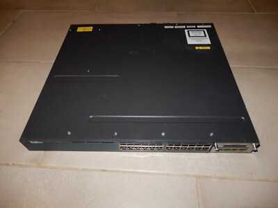 Cisco WS-C3560X-24P-S - 24 Port PoE+ 3560X Gigabit Managed Switch