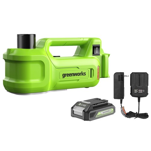 Greenworks 24V Cordless Car Jack 3 Ton Max w/ 2Ah Battery & Charger
