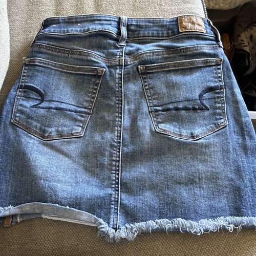 american eagle jean skirt size 2 - Picture 2 of 4