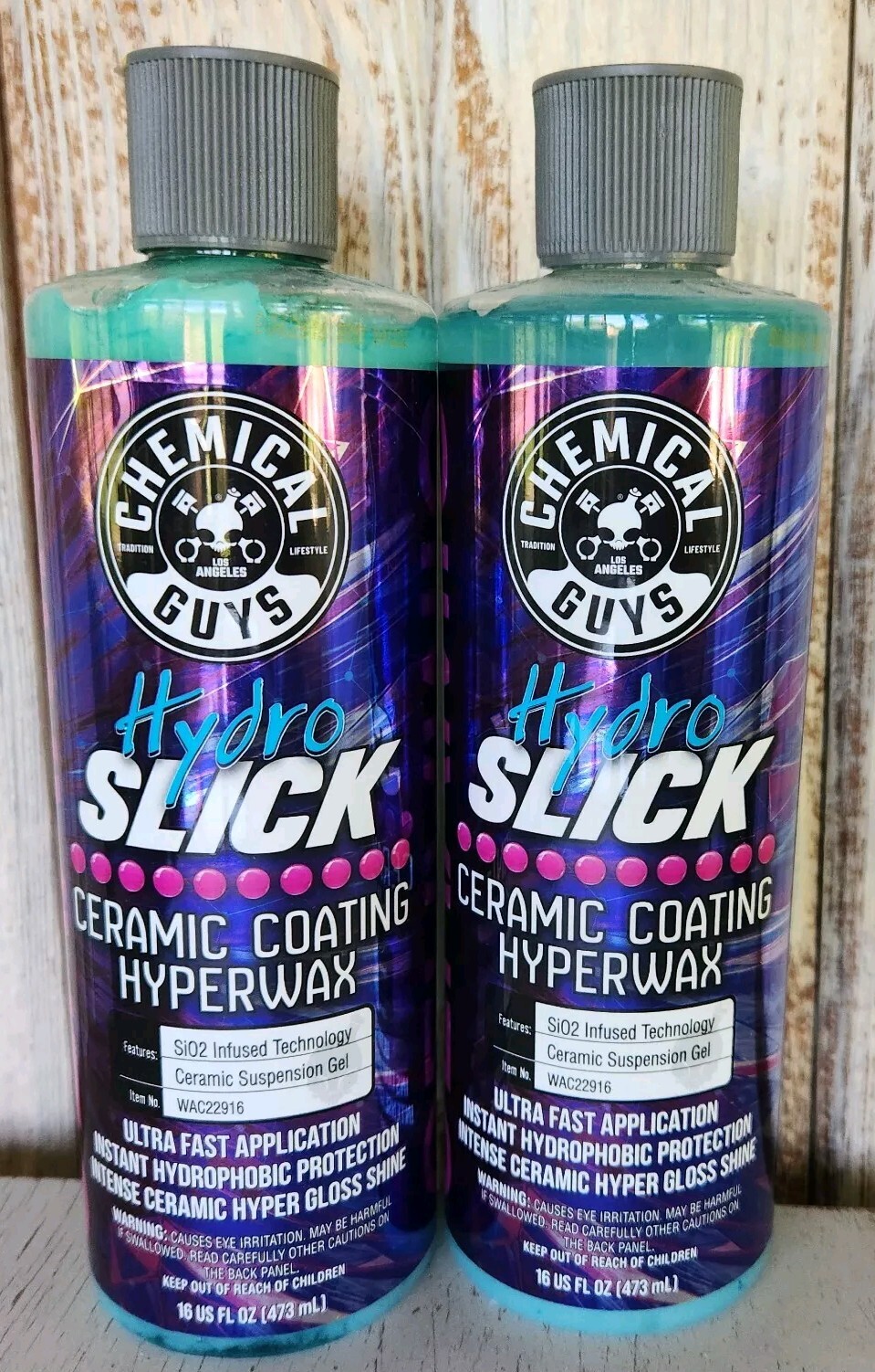 2 Chemical Guys WAC22916 HydroSlick Intense Gloss Sio2 Ceramic Coating