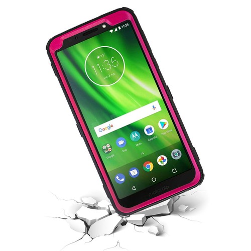 For Moto G6 Play Case Built in HD Screen Protector Film Full Protective Cover - Picture 24 of 29