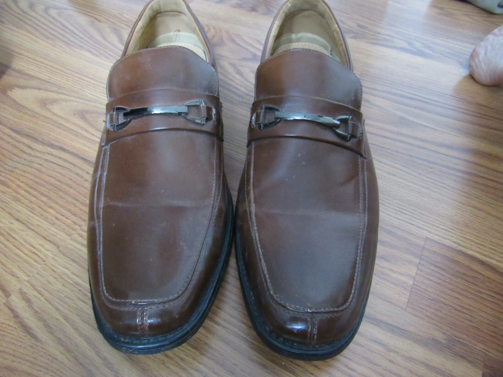 SAOLA ROBERT DAVID SCARPE ELEGANTI UOMO MARRONI STILE MOCASSINO UOMO TAGLIA 11