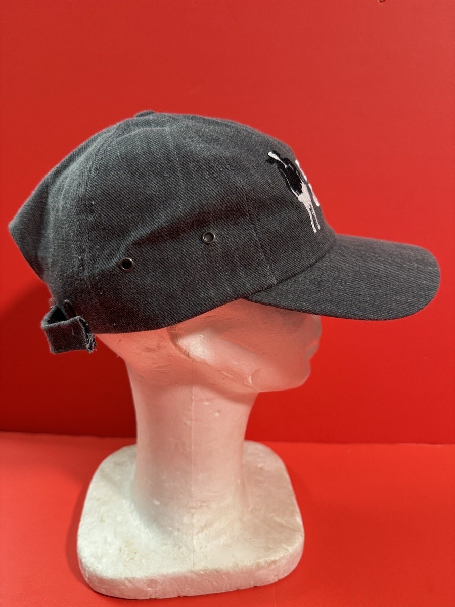 Vintage Ben & Jerry's Baseball Hat Cap Cow Ice Cream Gray Made In