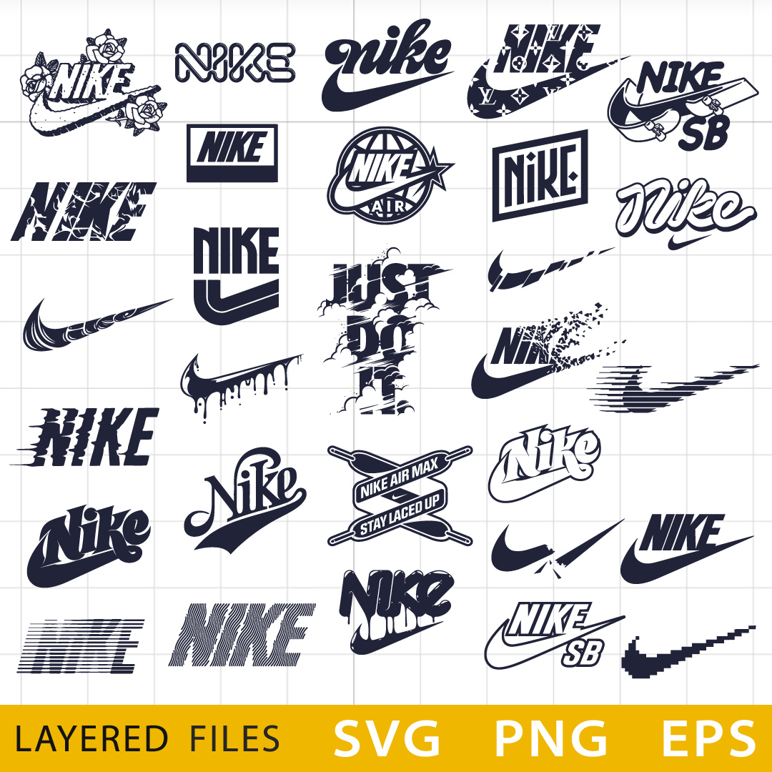 Nike Air Svg Logo Custom Nike Logo SVG, Nike Cricut Designs, Nike
