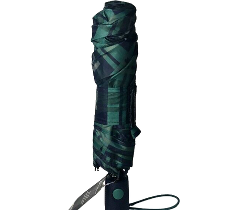 Eddie Bauer Auto Open Rubber Coated Handle Umbrella 100% Polyester 43" Coverage