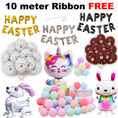 Ostern Party Deko Luftballons Hase Kaninchen 16'' selbstaufblasend Folienbanner BAL