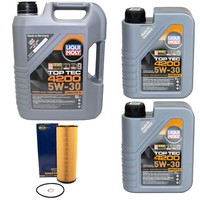 MotoröL Set Top Tec 4200 5W-30 Liqui Moly 7 Liter + ÖLfilter FüR VW Passat 2.5