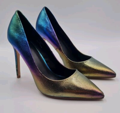 High Heel Shoes Multi Coloured Court Shoes Faith Multi-coloured