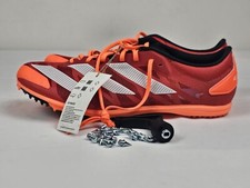 Adidas Adizero XCS Track Spikes Mens 9  10 Vivid Red GY8420 NWOB