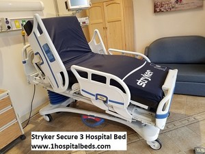 Details About Stryker Secure 3 Hospital Bed For Sale Full Electric Adjustable