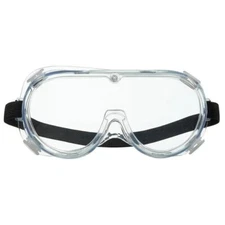 CLEAR SAFETY GOGGLES Adjustable Anti-Scratch Protective Eyewear PPE